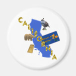 California Refrigerator Magnet