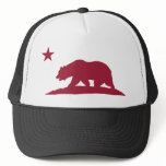 California Republic Bear - Red hats