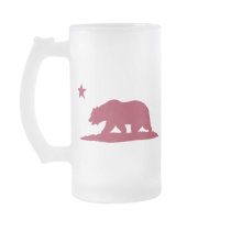 California Republic Bear - Red Mug
