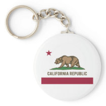California Republic Flag - Color Keychain
