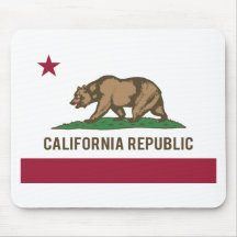California Republic Flag - Color Mouse Pad