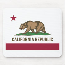California Republic Flag - Color Mouse Pad