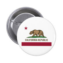 California Republic Flag - Color Pin