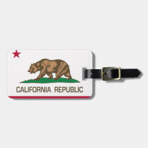 California Republic (State Flag) Bag Tags