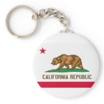 California Republic State Flag Keychain