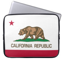 California Republic (State Flag) Laptop Computer Sleeve