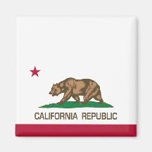 California Republic (State Flag) Refrigerator Magnet