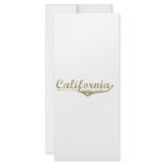 California Revolution T-shirts Rack Card Template