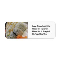 Sushi Label