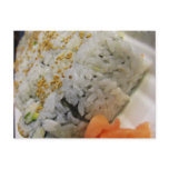 California Roll - Vegetarian Sushi postcards