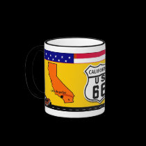California - Route 66 mugs