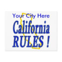 California Rules ! postcards