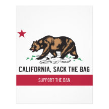 California, Sack the Bag Letterhead