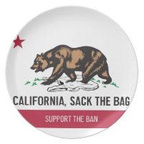 California, Sack the Bag plates