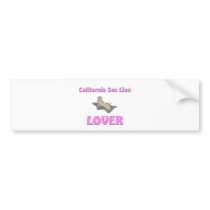 California Sea Lion Lover bumper stickers by AnimalShirts California Sea Lion Lover bumper stickers