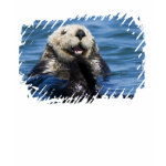 California Sea Otter Enhydra lutris) grooms Tshirts