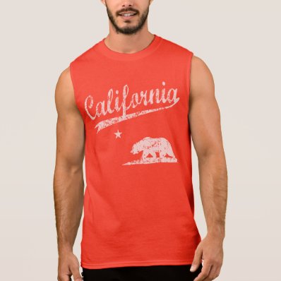 California Sport Style Sleeveless T-shirt