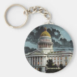 California State Capitol Moonlight Keychain