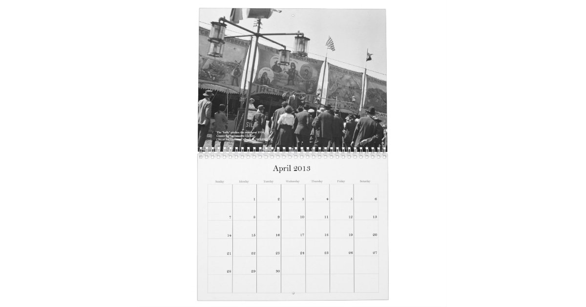 California State Fair Stockton Blvd, 19091967 Calendar Zazzle