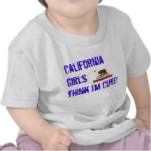 california-state-flag, California Girls think I... Shirts
