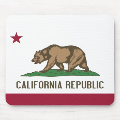 California State Flag Mouse Mats by 1791dotus