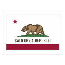 California State Flag Post Cards