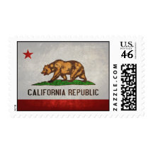California State Flag Postage