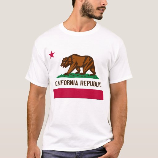 california flag t shirt