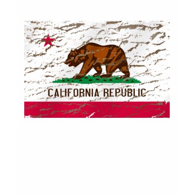 California State Machine Washed Retro Shirt by Funkart