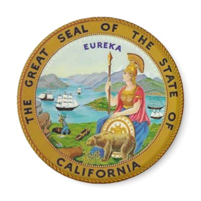 California State Seal Magnet by lean2left