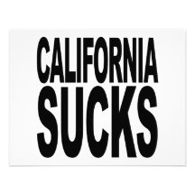 California Sucks Custom Invites