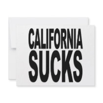 California Sucks invitations