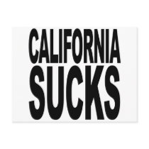 California Sucks postcards
