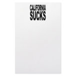 California Sucks Customized Stationery