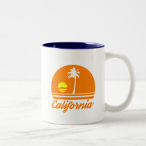 california, california mugs, state of california, Caneca com design gráfico personalizado
