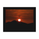 California Sunset Postcard by pulsDesign California Sunset Postcard