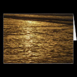 California Sunset Waves Card