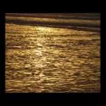 California Sunset Waves Print