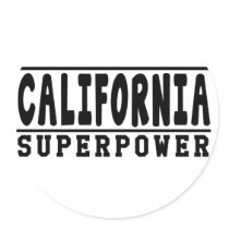 California Superpower Designs Sticker