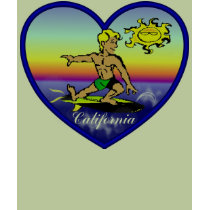 California surf t-shirts by burntright California surf t-shirts