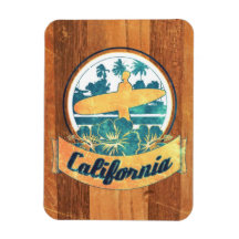 California surfboard magnet