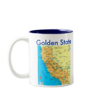 California Symbols & Map mugs by archemedes California Symbols & Map mugs