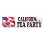 California Tea Party Bumper Stickers
