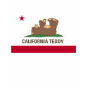 California Teddy Bear Flag t-shirts