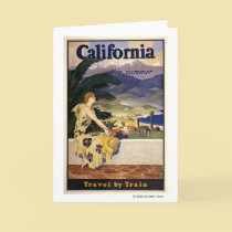 California this summer. Travel by Train  cards