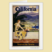 California this summer. Travel by Train  cards