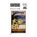 California this summer. Travel by Train  postage