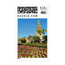 California Tower In Balboa Park Postage Stamp