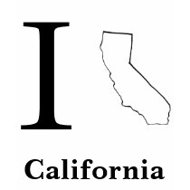 california t-shirts