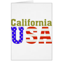 California USA! Greeting Cards